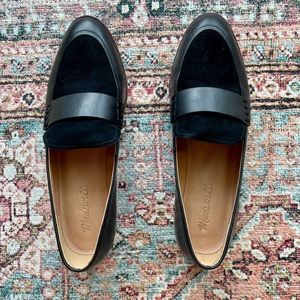 Madewell Penny Loafers in Suede and Leather